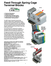 Thumbnail of document Data Sheet - XBPT10 Feed Through Spring Cage Terminal Blocks Fuse Holder